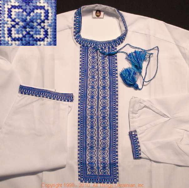 AllThingsUkrainian.com Embroidered Shirt # MS104403 