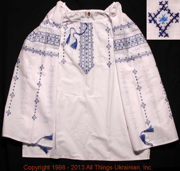 AllThingsUkrainian.com  Embroidered Blouse # WS134323 