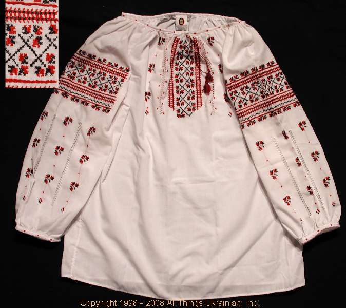AllThingsUkrainian.com  Embroidered Blouse # WS084349 