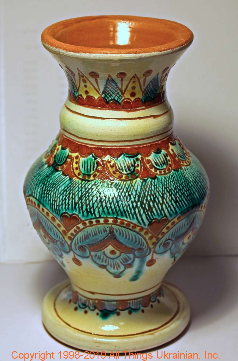 Ukrainian Hutsul Pottery # HCV1632 