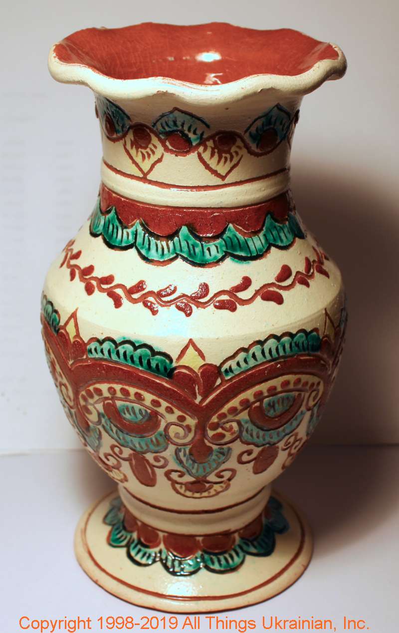 Ukrainian Hutsul Pottery # HCV1633 