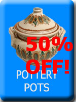 Ukrainian Ceramic Hutsul  Pottery Pots