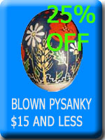 Ukrainian Pysanky eggs $15 and Less