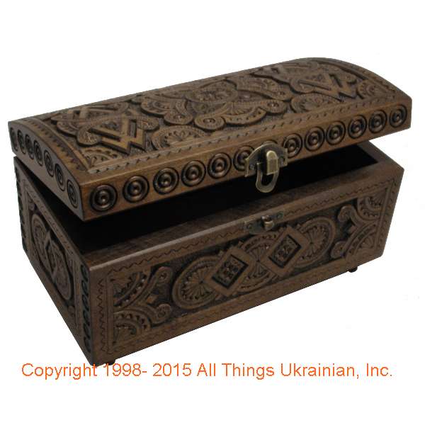 Carpathian Hand Carved Box # CWB1513 