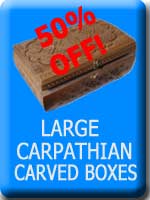 Large Carpathian Wood Boxes