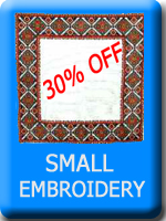 CLICK HERE for Small Embroideries