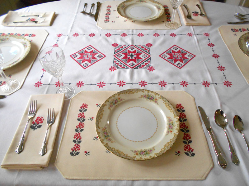 Ukrainian Table Setting