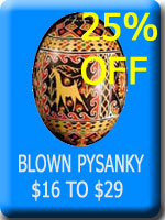 Ukrainian Pysanky eggs $16 to $29
