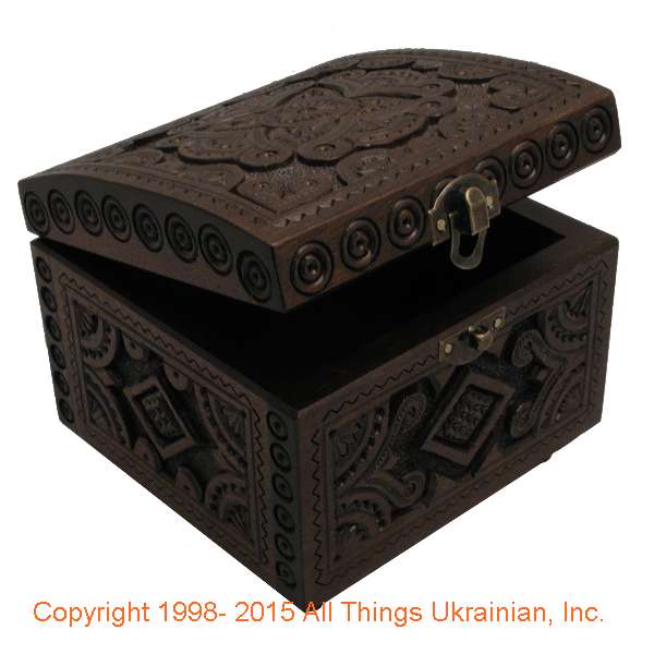 Carpathian Hand Carved Box # CWB1509 