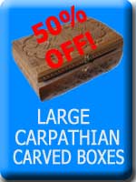 Large Carpathian Wood Boxes